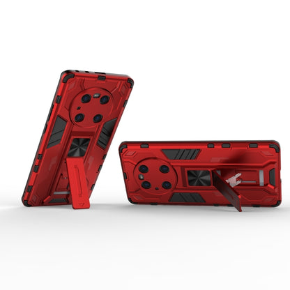 For Huawei Mate 40 Pro Supersonic PC + TPU Shock-proof Protective Case with Holder(Red) - Huawei Cases by buy2fix | Online Shopping UK | buy2fix