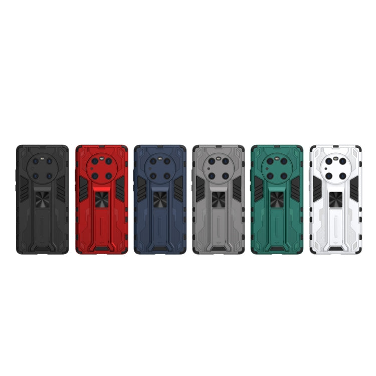 For Huawei Mate 40 Pro Supersonic PC + TPU Shock-proof Protective Case with Holder(Dark Blue) - Huawei Cases by buy2fix | Online Shopping UK | buy2fix