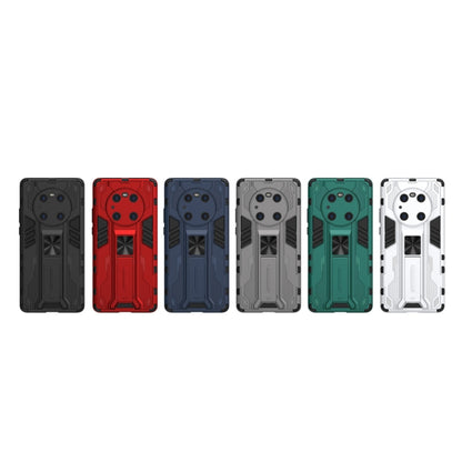 For Huawei Mate 40 Pro Supersonic PC + TPU Shock-proof Protective Case with Holder(Dark Blue) - Huawei Cases by buy2fix | Online Shopping UK | buy2fix