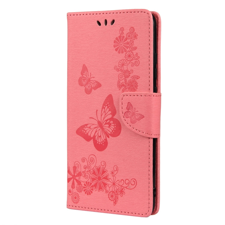 For Samsung Galaxy A32 5G Butterflies Embossing Horizontal Flip Leather Case with Holder & Card Slots & Wallet(Pink) by buy2fix
