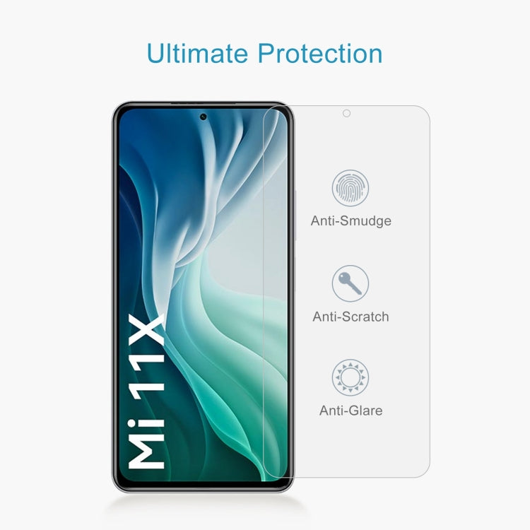 For Xiaomi Mi 11X / Mi 11i 10 PCS 0.26mm 9H 2.5D Tempered Glass Film -  by buy2fix | Online Shopping UK | buy2fix