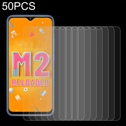 For Xiaomi Poco M2 Reloaded 50 PCS 0.26mm 9H 2.5D Tempered Glass Film -  by buy2fix | Online Shopping UK | buy2fix