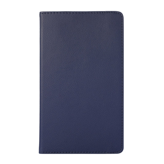For Samsung Galaxy A7 Lite T220 360 Degree Rotation Litchi Texture Flip Leather Case with Holder(Blue) - Tab A7 Lite T220 / T225 by buy2fix | Online Shopping UK | buy2fix