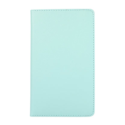 For Samsung Galaxy A7 Lite T220 360 Degree Rotation Litchi Texture Flip Leather Case with Holder(Sky Blue) - Tab A7 Lite T220 / T225 by buy2fix | Online Shopping UK | buy2fix