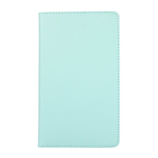 For Samsung Galaxy A7 Lite T220 360 Degree Rotation Litchi Texture Flip Leather Case with Holder(Sky Blue) - Tab A7 Lite T220 / T225 by buy2fix | Online Shopping UK | buy2fix