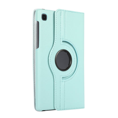 For Samsung Galaxy A7 Lite T220 360 Degree Rotation Litchi Texture Flip Leather Case with Holder(Sky Blue) - Tab A7 Lite T220 / T225 by buy2fix | Online Shopping UK | buy2fix