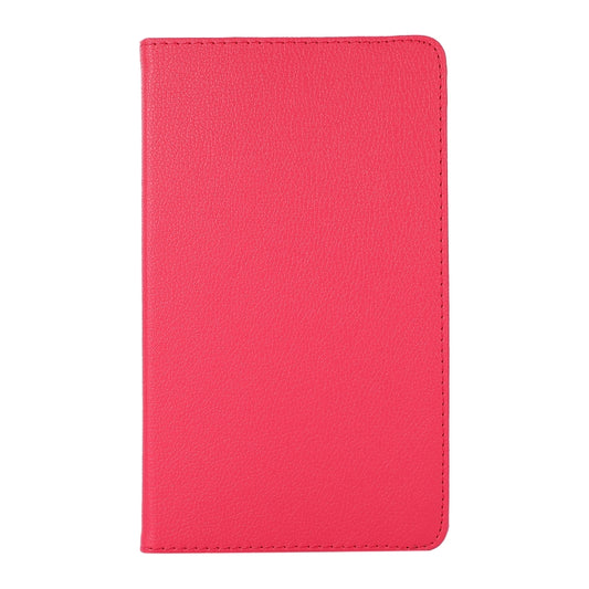 For Samsung Galaxy A7 Lite T220 360 Degree Rotation Litchi Texture Flip Leather Case with Holder(Rose Red) - Tab A7 Lite T220 / T225 by buy2fix | Online Shopping UK | buy2fix