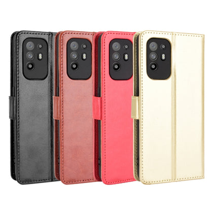 For OPPO A94 5G / Reno5 Z 5G / F19 Pro+ 5G Crazy Horse Texture Horizontal Flip Leather Case with Holder & Card Slots & Lanyard(Red) by buy2fix