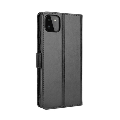 For Samsung Galaxy A22 5G Crazy Horse Texture Horizontal Flip Leather Case with Holder & Card Slots & Lanyard(Black) by buy2fix