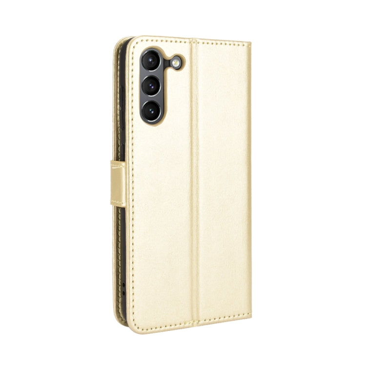 For Samsung Galaxy S21 FE Crazy Horse Texture Horizontal Flip Leather Case with Holder & Card Slots & Lanyard(Gold) by buy2fix