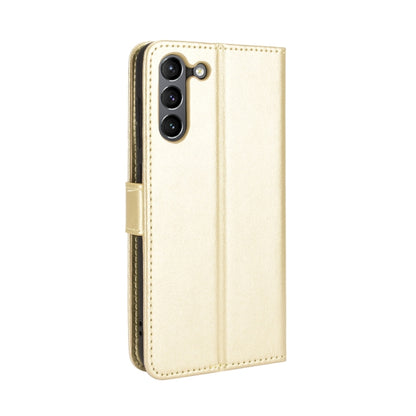 For Samsung Galaxy S21 FE Crazy Horse Texture Horizontal Flip Leather Case with Holder & Card Slots & Lanyard(Gold) by buy2fix