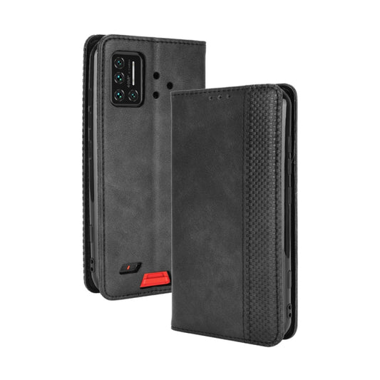 For UMIDIGI Bison GT Magnetic Buckle Retro Crazy Horse Texture Horizontal Flip Leather Case with Holder & Card Slots & Photo Frame(Black) - More Brand by buy2fix | Online Shopping UK | buy2fix