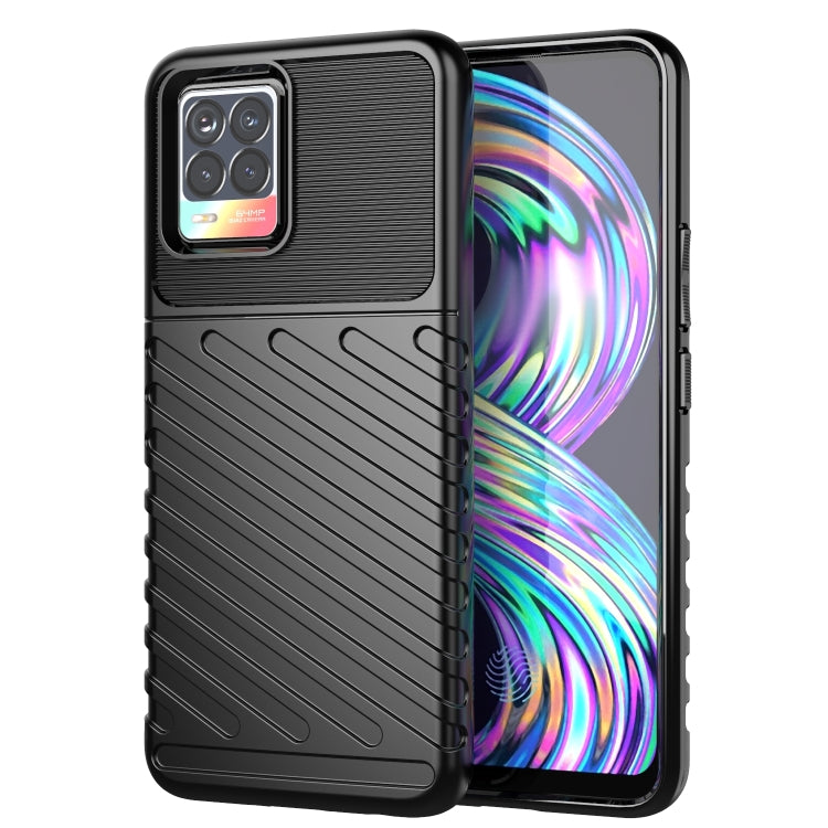 For OPPO Realme 8 / 8 Pro Thunderbolt Shockproof TPU Protective Soft Case(Black) - Realme Cases by buy2fix | Online Shopping UK | buy2fix