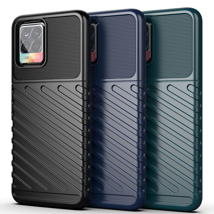 For OPPO Realme 8 / 8 Pro Thunderbolt Shockproof TPU Protective Soft Case(Black) - Realme Cases by buy2fix | Online Shopping UK | buy2fix