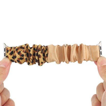 Butterfly Pattern Hair Ring Cloth Watch Band For Apple Watch Series 7 41mm / 6 & SE & 5 & 4 40mm / 3 & 2 & 1 38mm(G) by buy2fix