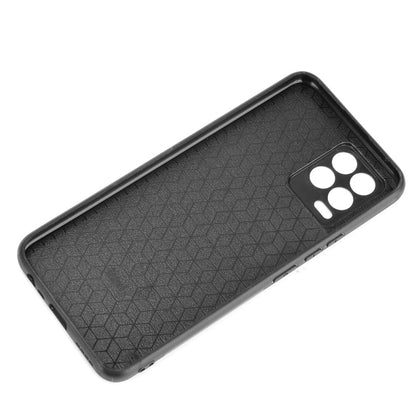 For OPPO Realme 8 4G / Realme 8 Pro Shockproof Sewing Cow Pattern Skin PC + PU + TPU Case(Black) - Realme Cases by buy2fix | Online Shopping UK | buy2fix