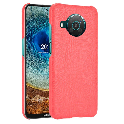 For Nokia X10 / X20 Shockproof Crocodile Texture PC + PU Case(Red) - Nokia Cases by buy2fix | Online Shopping UK | buy2fix