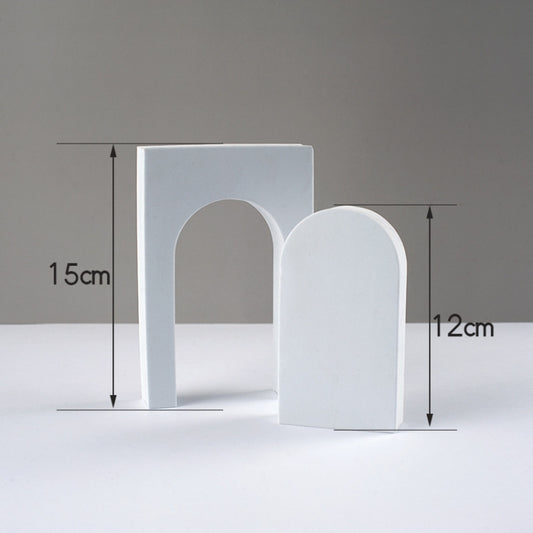 Cuboid Door Combo Kits Geometric Cube Solid Color Photography Photo Background Table Shooting Foam Props(White) - Geometric Props by buy2fix | Online Shopping UK | buy2fix