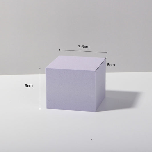 7 x 7 x 6cm Cuboid Geometric Cube Solid Color Photography Photo Background Table Shooting Foam Props (Purple) - Geometric Props by buy2fix | Online Shopping UK | buy2fix