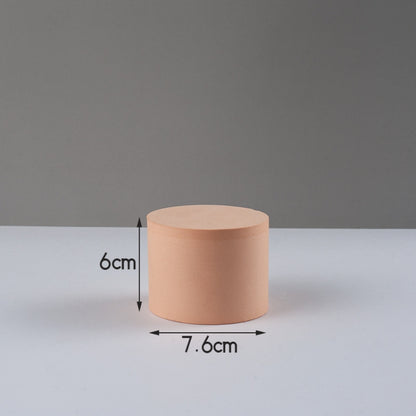 7.6 x 6cm Cylinder Geometric Cube Solid Color Photography Photo Background Table Shooting Foam Props(Flesh Color) - Geometric Props by buy2fix | Online Shopping UK | buy2fix