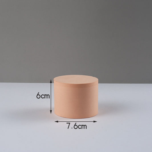 7.6 x 6cm Cylinder Geometric Cube Solid Color Photography Photo Background Table Shooting Foam Props(Flesh Color) - Geometric Props by buy2fix | Online Shopping UK | buy2fix