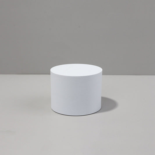 7.6 x 6cm Cylinder Geometric Cube Solid Color Photography Photo Background Table Shooting Foam Props(White) - Geometric Props by buy2fix | Online Shopping UK | buy2fix