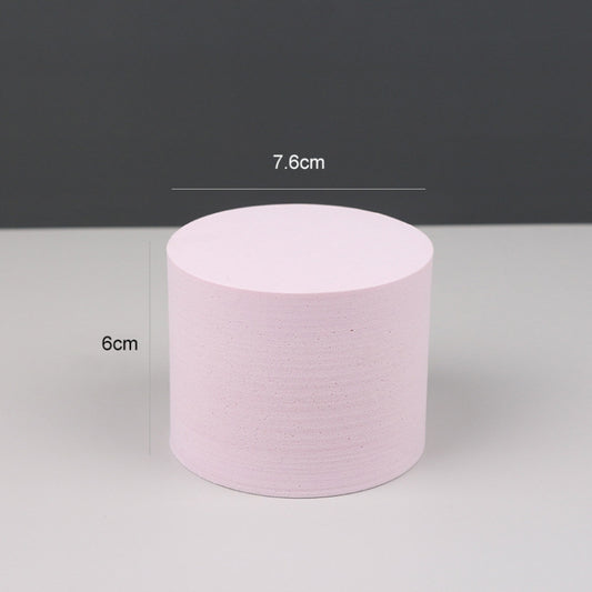 7.6 x 6cm Cylinder Geometric Cube Solid Color Photography Photo Background Table Shooting Foam Props (Pink) - Geometric Props by buy2fix | Online Shopping UK | buy2fix
