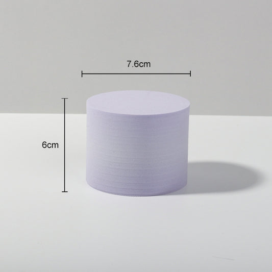 7.6 x 6cm Cylinder Geometric Cube Solid Color Photography Photo Background Table Shooting Foam Props (Purple) - Geometric Props by buy2fix | Online Shopping UK | buy2fix