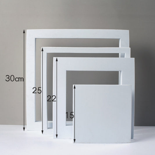 Cube Embedded Combo Kits Geometric Cube Solid Color Photography Photo Background Table Shooting Foam Props(White) - Geometric Props by buy2fix | Online Shopping UK | buy2fix