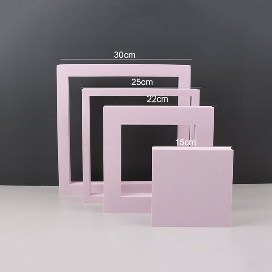 Cube Embedded Combo Kits Geometric Cube Solid Color Photography Photo Background Table Shooting Foam Props (Pink) - Geometric Props by buy2fix | Online Shopping UK | buy2fix