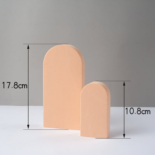 2 x Door Combo Kits Geometric Cube Solid Color Photography Photo Background Table Shooting Foam Props(Flesh Color) - Geometric Props by buy2fix | Online Shopping UK | buy2fix