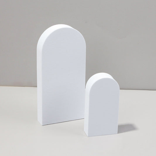 2 x Door Combo Kits Geometric Cube Solid Color Photography Photo Background Table Shooting Foam Props(White) - Geometric Props by buy2fix | Online Shopping UK | buy2fix