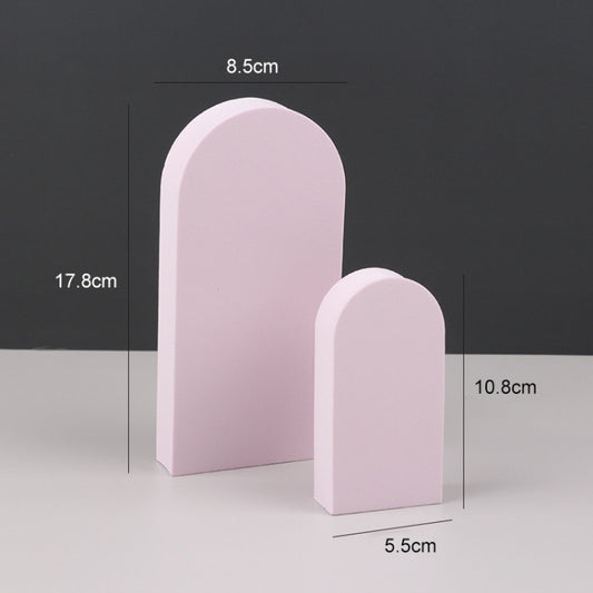 2 x Door Combo Kits Geometric Cube Solid Color Photography Photo Background Table Shooting Foam Props (Pink) - Geometric Props by buy2fix | Online Shopping UK | buy2fix