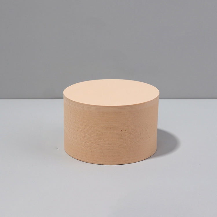 10 x 6cm Cylinder Geometric Cube Solid Color Photography Photo Background Table Shooting Foam Props(Flesh Color) - Geometric Props by buy2fix | Online Shopping UK | buy2fix