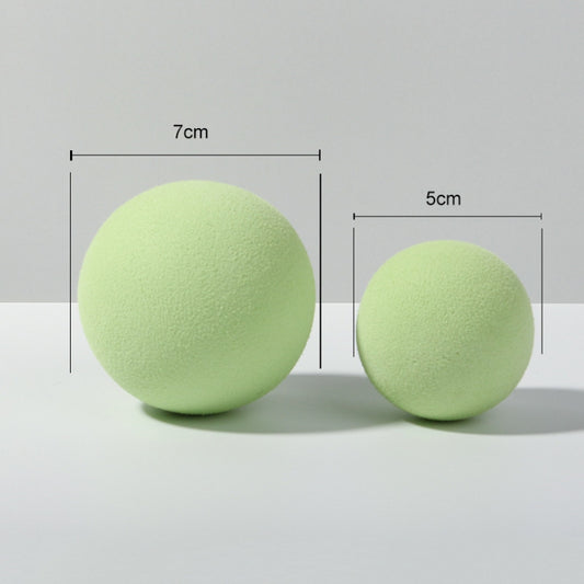 7cm Round Ball + 5cm Round Ball Geometric Cube Solid Color Photography Photo Background Table Shooting Foam Props (Green) - Geometric Props by buy2fix | Online Shopping UK | buy2fix
