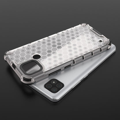 For OPPO Realme C21 Shockproof Honeycomb PC + TPU Case(Blue) - Realme Cases by buy2fix | Online Shopping UK | buy2fix