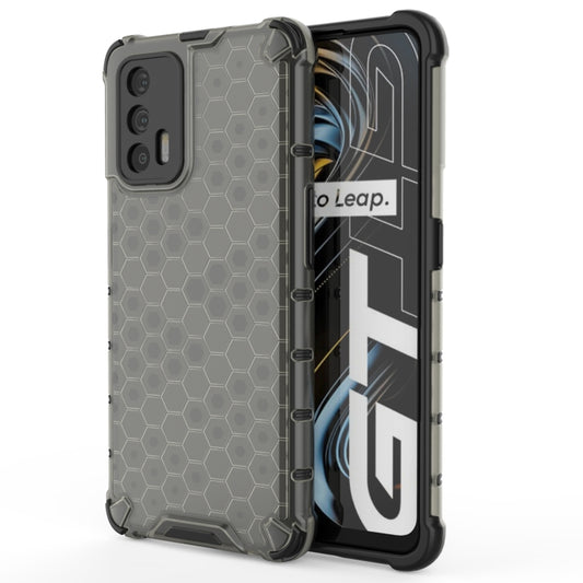 For OPPO Realme GT 5G Shockproof Honeycomb PC + TPU Case(Black) - Realme Cases by buy2fix | Online Shopping UK | buy2fix