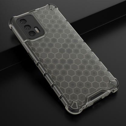 For OPPO Realme GT 5G Shockproof Honeycomb PC + TPU Case(Black) - Realme Cases by buy2fix | Online Shopping UK | buy2fix