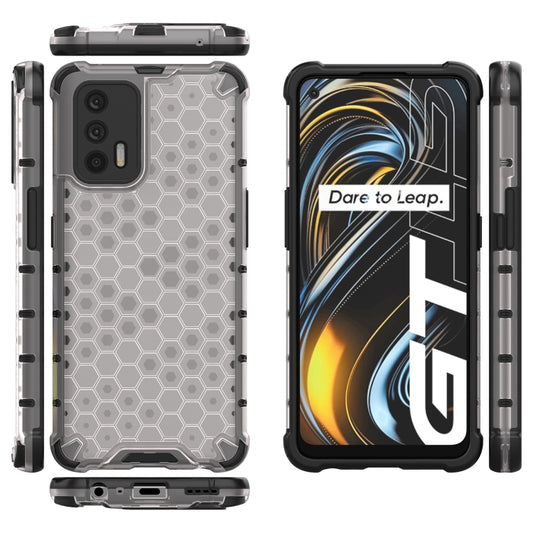For OPPO Realme GT 5G Shockproof Honeycomb PC + TPU Case(White) - Realme Cases by buy2fix | Online Shopping UK | buy2fix
