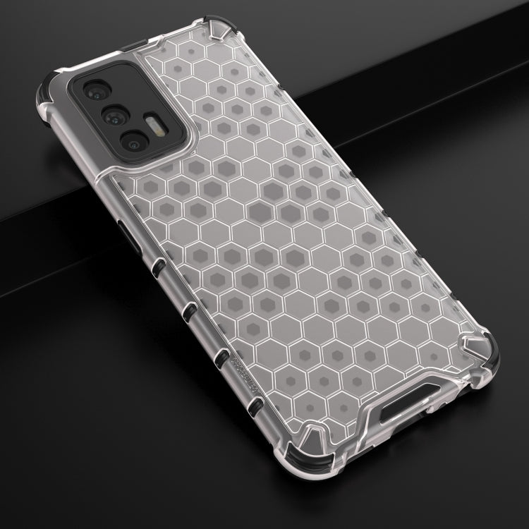 For OPPO Realme GT 5G Shockproof Honeycomb PC + TPU Case(White) - Realme Cases by buy2fix | Online Shopping UK | buy2fix