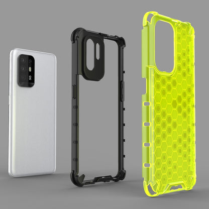 For OPPO Reno5 Z 5G Shockproof Honeycomb PC + TPU Case(Black) by buy2fix