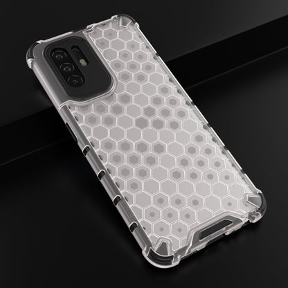 For OPPO Reno5 Z 5G Shockproof Honeycomb PC + TPU Case(White) by buy2fix
