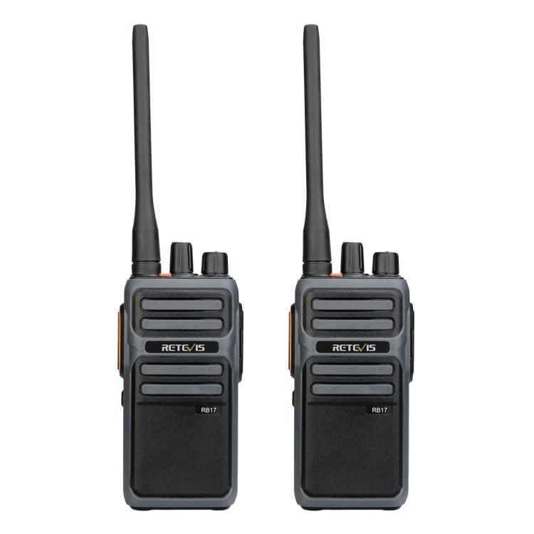 1 Pair RETEVIS RB617 PMR446 16CHS License-free Two Way Radio Handheld Walkie Talkie, EU Plug(Black) - Handheld Walkie Talkie by RETEVIS | Online Shopping UK | buy2fix