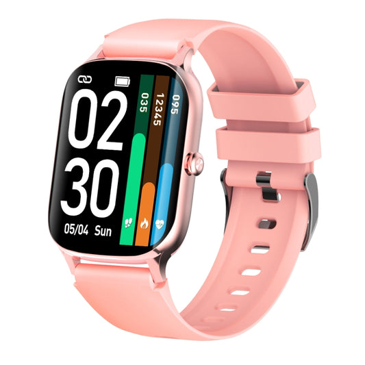 F37 1.69 inch TFT Screen IP67 Waterproof Smart Watch, Support Body Temperature Monitoring / Heart Rate Monitoring / Blood Pressure Monitoring(Pink) by buy2fix