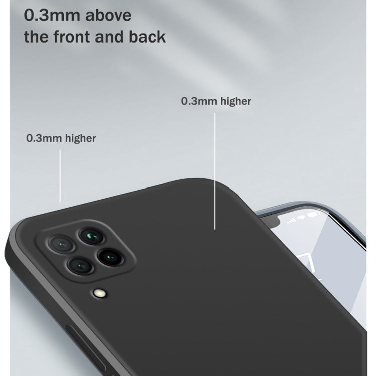 For Huawei nova 6 SE / 7i Solid Color Imitation Liquid Silicone Straight Edge Dropproof Full Coverage Protective Case(Purple) - Huawei Cases by buy2fix | Online Shopping UK | buy2fix