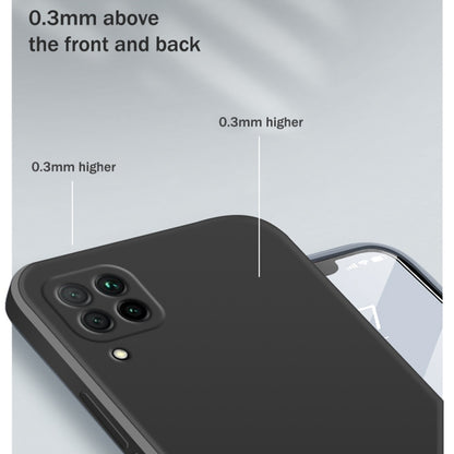 For Huawei nova 6 SE / 7i Solid Color Imitation Liquid Silicone Straight Edge Dropproof Full Coverage Protective Case(Purple) - Huawei Cases by buy2fix | Online Shopping UK | buy2fix