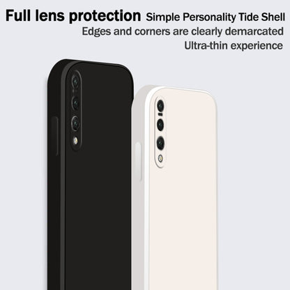 For Huawei P20 Pro Solid Color Imitation Liquid Silicone Straight Edge Dropproof Full Coverage Protective Case(Dark Green) - Huawei Cases by buy2fix | Online Shopping UK | buy2fix