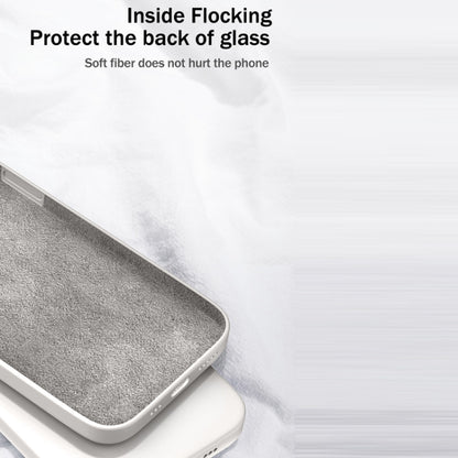 For Samsung Galaxy A12 5G Solid Color Imitation Liquid Silicone Straight Edge Dropproof Full Coverage Protective Case(Sky Blue) by buy2fix