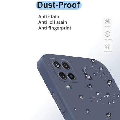 For Samsung Galaxy A42 5G Solid Color Imitation Liquid Silicone Straight Edge Dropproof Full Coverage Protective Case(Black) by buy2fix