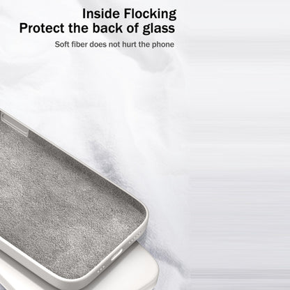 For Samsung Galaxy A50 Solid Color Imitation Liquid Silicone Straight Edge Dropproof Full Coverage Protective Case(Grey) by buy2fix